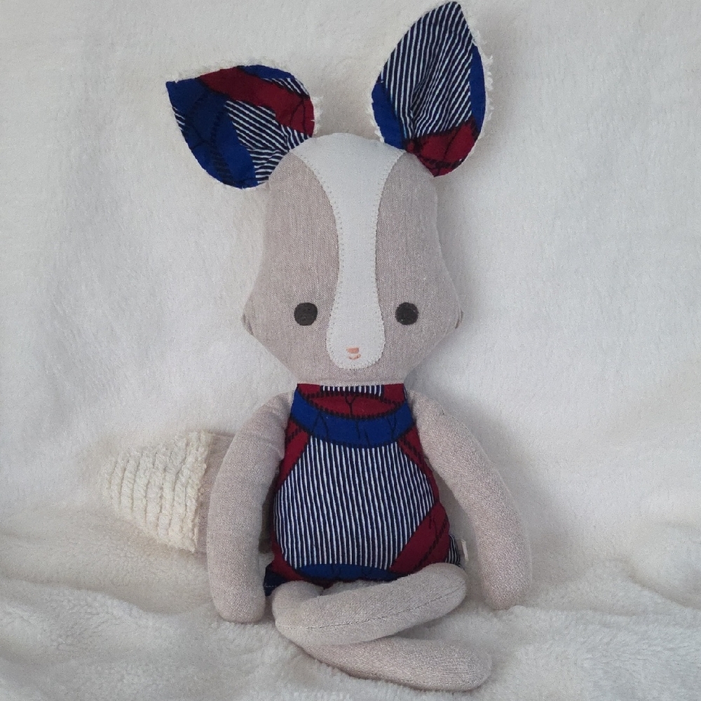 Adorable Stuffed Fox Animal By 'Oh Just Dandy'